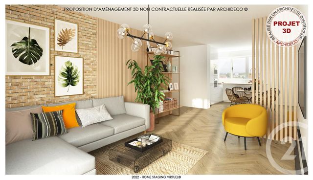 appartement à vendre - 3 pièces - 71.24 m2 - LIMOGES - 87 - LIMOUSIN - Century 21 Armand Dutreix